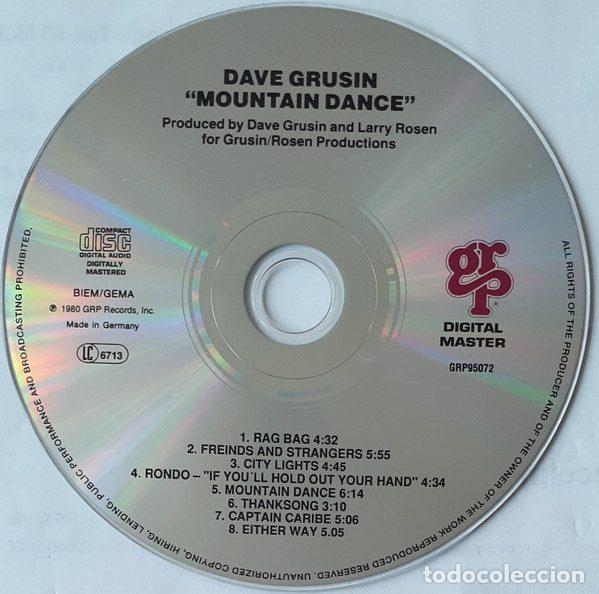 CDs de m&uacute;sica: Dave Grusin &ndash; Mountain Dance (CD, GRP GRP 95072) - Foto 3