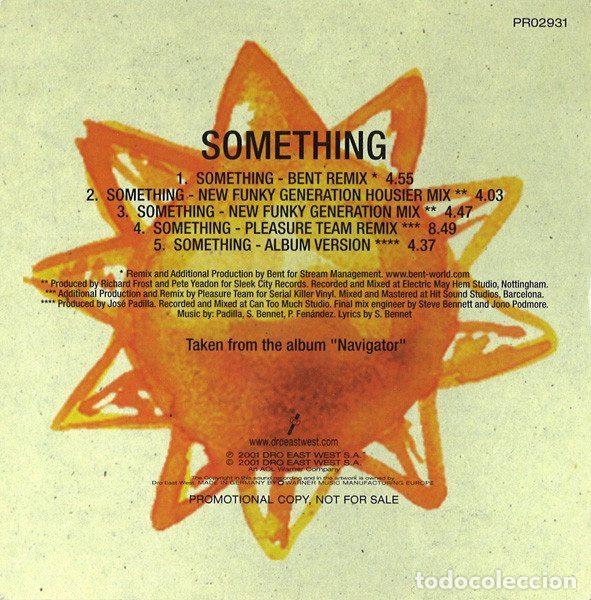 CDs de m&uacute;sica: Jos&eacute; Padilla &ndash; Something (CD, DRO PR02931) - Foto 2