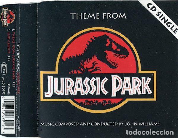 CD de M&uacute;sica: John Williams &ndash; Theme From Jurassic Park (CD, MCA Records MCD 30797)