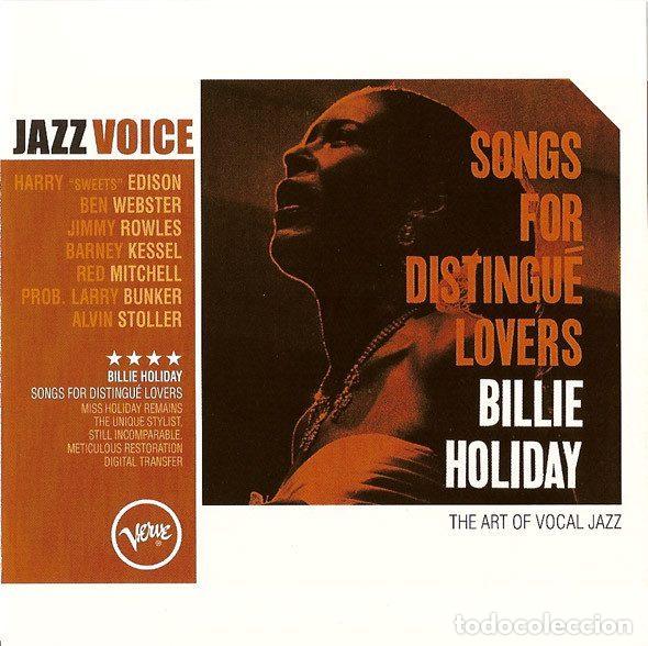 CD de M&uacute;sica: Billie Holiday &ndash; Songs For Distingu&eacute; Lovers (CD, Verve Records JV.103)