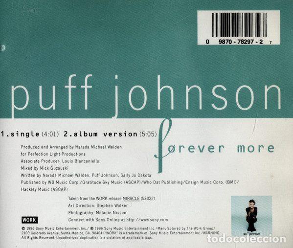 CDs de m&uacute;sica: Puff Johnson &ndash; Forever More (CD, Work 32K 78297) - Foto 2