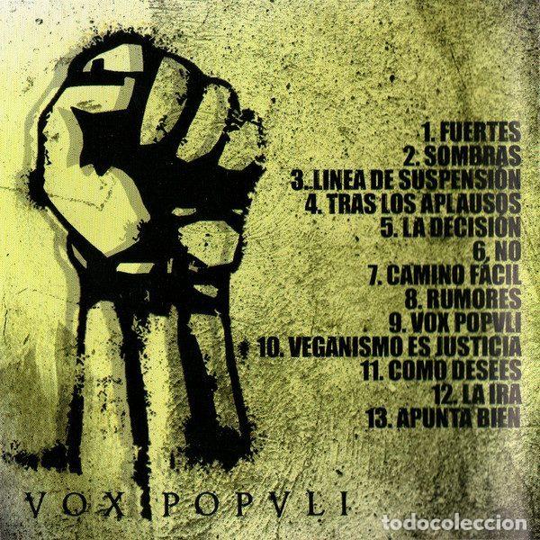 CDs de m&uacute;sica: Eu Libre &ndash; Vox Populi (CD, Lengua Armada none) - Foto 2