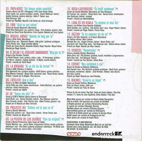 CDs de m&uacute;sica: Various &ndash; Men Torno A Sau (CD, Enderrock CDE 001909) - Foto 2