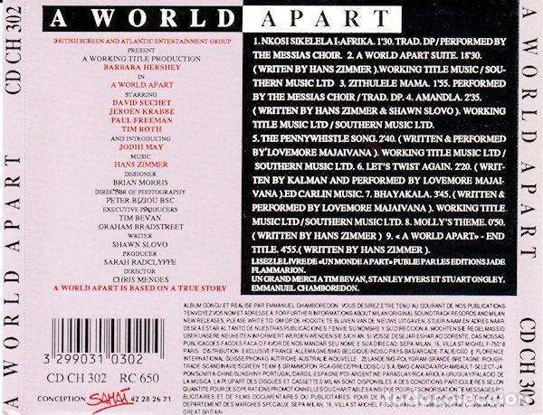 CDs de m&uacute;sica: Various &ndash; A World Apart (CD, Milan CD CH 302) - Foto 2