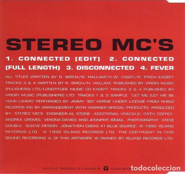 CDs de m&uacute;sica: Stereo MCs &ndash; Connected (CD, 4th & Broadway 74321 11228 2) - Foto 4
