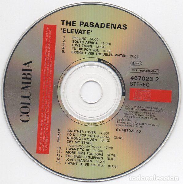 CDs de m&uacute;sica: The Pasadenas &ndash; Elevate (CD, Columbia 467023.2) - Foto 3