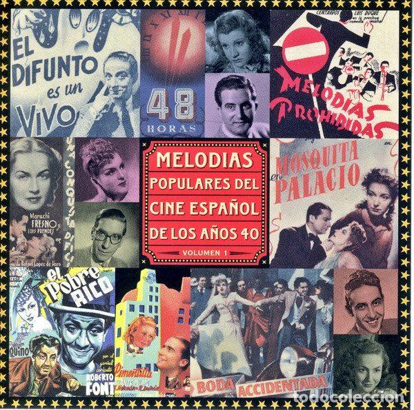 Musik-CDs: Various &ndash; Melodias Populares Del Cine Espa&ntilde;ol De Los A&ntilde;os 40 Volumen 1 (CD, Blue Moon BMCD-2026)
