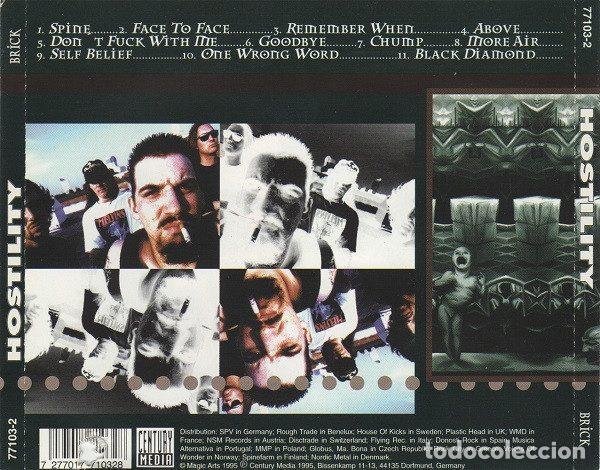 CDs de m&uacute;sica: Hostility &ndash; Brick (CD, Century Media 77103-2) - Foto 3
