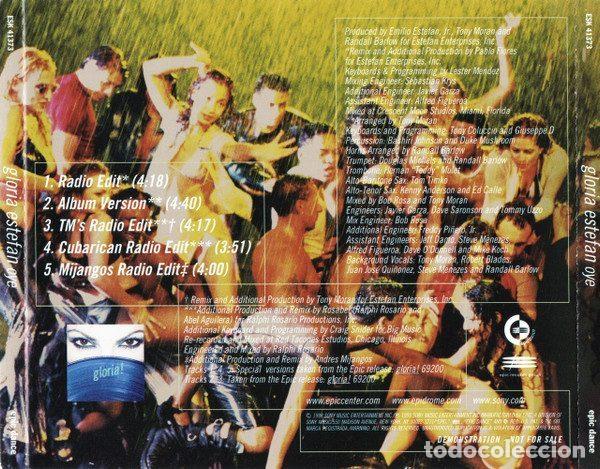 CDs de m&uacute;sica: Gloria! &ndash; Oye (CD, Epic Dance ESK 41373) - Foto 2