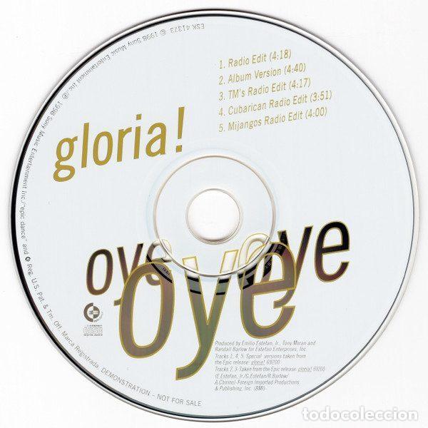 CDs de m&uacute;sica: Gloria! &ndash; Oye (CD, Epic Dance ESK 41373) - Foto 3
