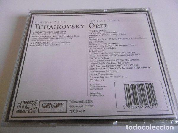 CDs de m&uacute;sica: Various &ndash; Tchaikovsky & Orff (CD, Gemini Collection PYCD 620) - Foto 2