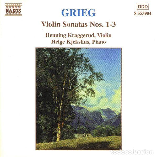 CD di Musica: Grieg - Henning Kraggerud, Helge Kjekshus &ndash; Violin Sonatas Nos. 1-3 (CD, Naxos 8.553904)