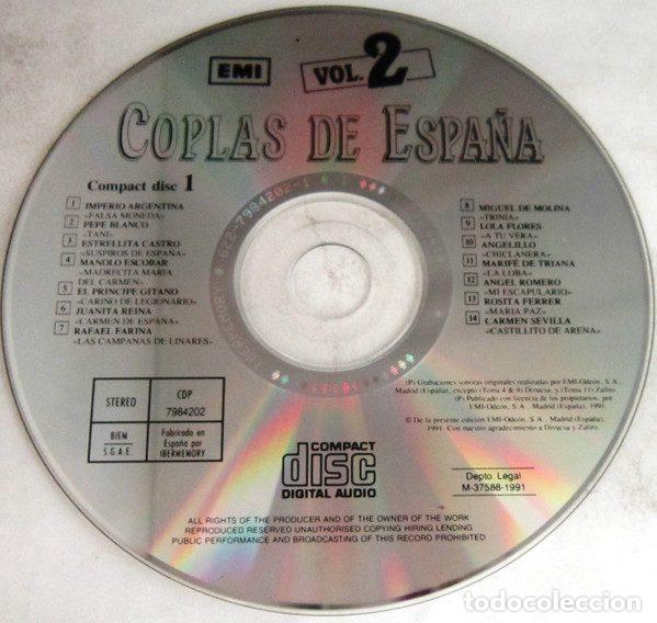 CDs de m&uacute;sica: Various &ndash; Coplas De Espa&ntilde;a Vol. 2 (CD, EMI 7 984192) - Foto 4