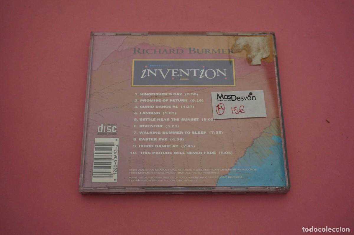 CDs de m&uacute;sica: CD - RICHARD BURMER - INVENTION - DISCO COMO NUEVO - Foto 3