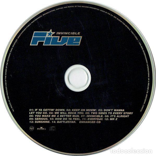 CDs de m&uacute;sica: Five &ndash; Invincible (CD, RCA 74321713922) - Foto 3