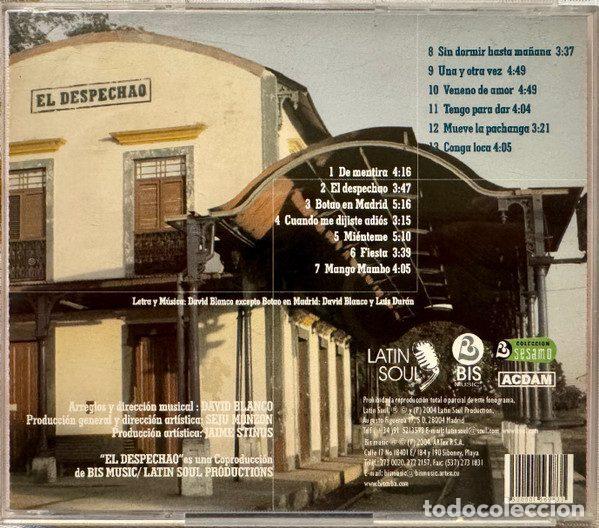 CDs de m&uacute;sica: David Blanco &ndash; El Despechao (CD, Bis Music B314) - Foto 3