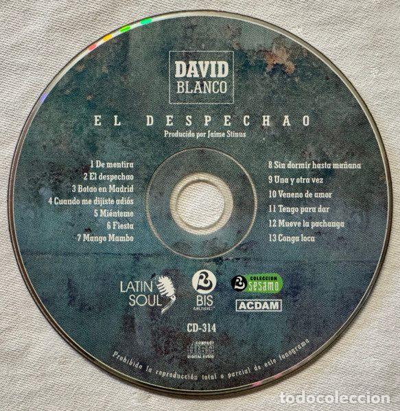CDs de m&uacute;sica: David Blanco &ndash; El Despechao (CD, Bis Music B314) - Foto 4