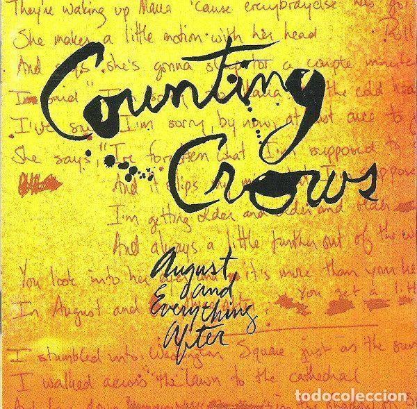 CD de M&uacute;sica: Counting Crows &ndash; August And Everything After (CD, Geffen Records GED-24528)