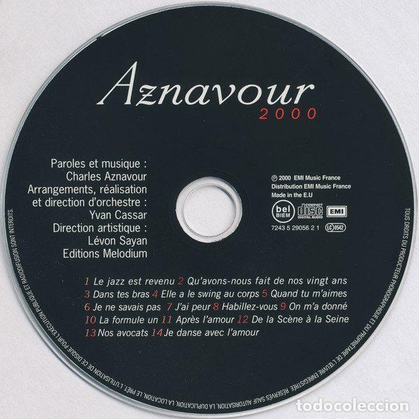 CDs de m&uacute;sica: Aznavour &ndash; 2000 (CD, EMI 7243 5290562 1) - Foto 3