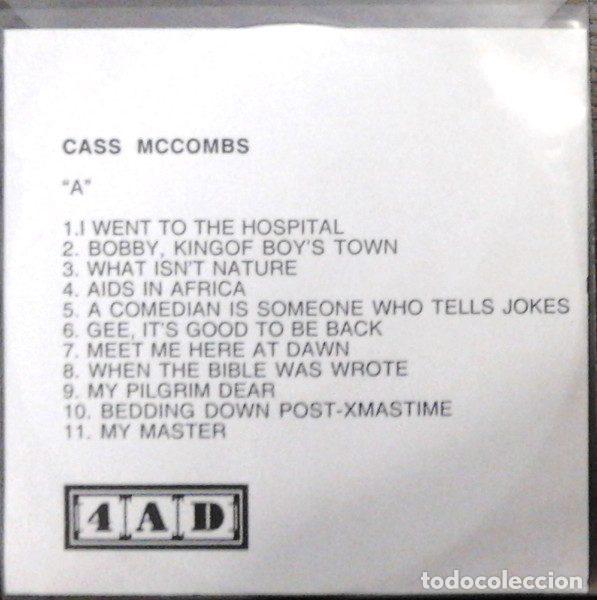 CD de M&uacute;sica: Cass McCombs &ndash; A (CDr, 4AD none)