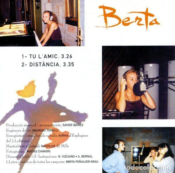 CDs de m&uacute;sica: Berta &ndash; Tu LAmic (CD, DiscMedi Blau DM 392-SG3) - Foto 2