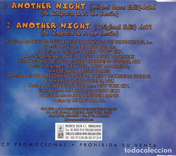 CDs de m&uacute;sica: Proyecto Uno &ndash; Another Night (CD, Max Music M1427DP) - Foto 3