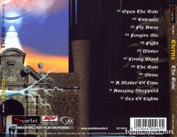 CDs de m&uacute;sica: Eterna &ndash; The Gate (CD, Scarlet SC 046-2) - Foto 2