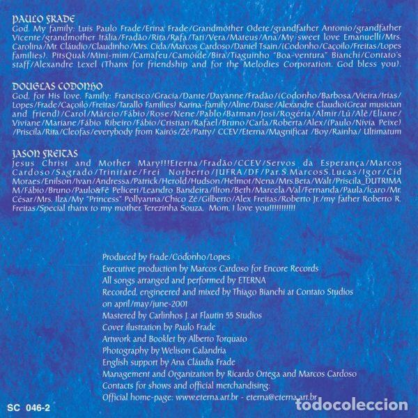 CDs de m&uacute;sica: Eterna &ndash; The Gate (CD, Scarlet SC 046-2) - Foto 4