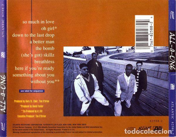 CDs de m&uacute;sica: All-4-One &ndash; All-4-One (CD, Atlantic 82588-2) - Foto 2
