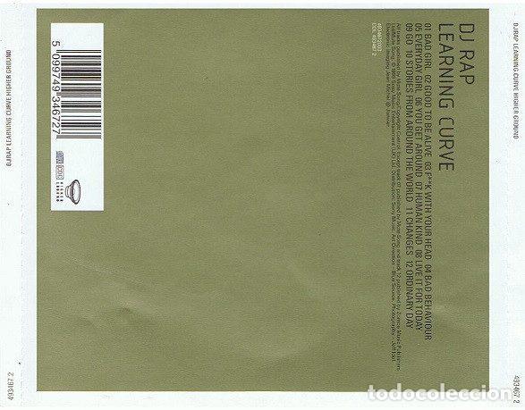 CDs de m&uacute;sica: DJ Rap &ndash; Learning Curve (CD, Higher Ground 493467 2) - Foto 2