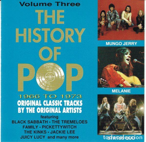 CD de M&uacute;sica: Various &ndash; The History Of Pop - 1966 To 1973 - Volume Three (CD, Castle Communications MBSCD 425/3)
