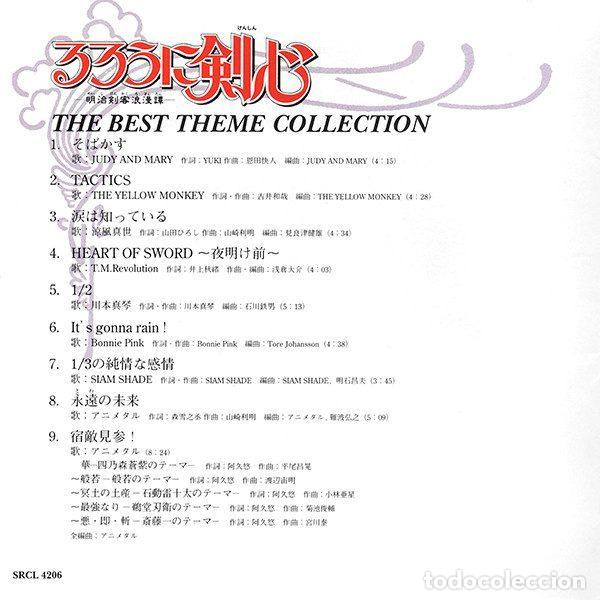 CDs de m&uacute;sica: Various &ndash; るろうに剣心 The Best Theme Collection (CD, Sony SRCL 4206) - Foto 5
