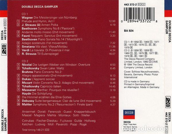 CDs de m&uacute;sica: Various &ndash; Double Decca Sampler (CD, Decca 443 372-2) - Foto 2