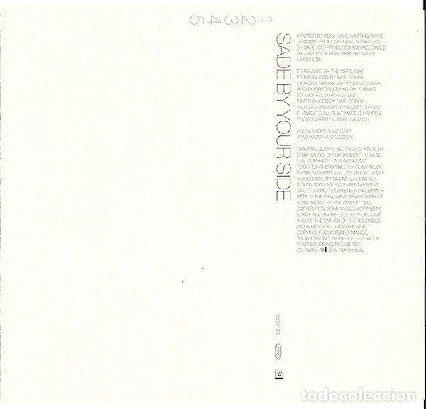 CDs de m&uacute;sica: Sade &ndash; By Your Side (CD, Epic 669912 2) - Foto 2