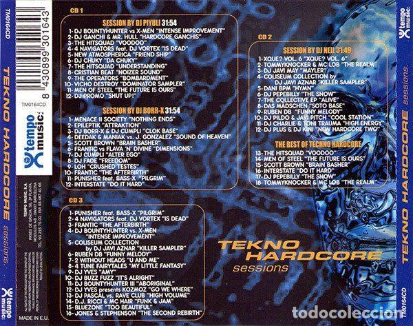CDs de m&uacute;sica: Various &ndash; Tekno Hardcore Sessions (CD, Tempo Music TM0164CD) - Foto 4