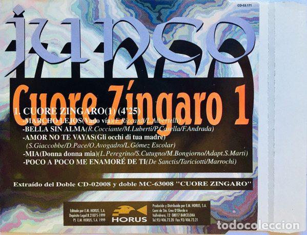 CDs de m&uacute;sica: Junco &ndash; Cuore Z&iacute;ngaro 1 (CD, Horus CD-53.171) - Foto 2