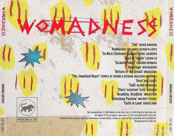 CDs de m&uacute;sica: Various &ndash; WOMADNESS (CD, Womad WS3) - Foto 2
