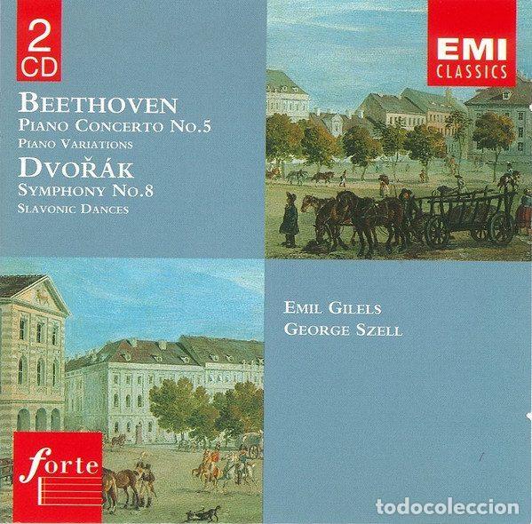 CD di Musica: Beethoven / Dvoř&aacute;k - Emil Gilels, George Szell &ndash; Piano Concerto No.5 / Symphony No.8 (CD, EMI...