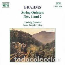 CDs de m&uacute;sica: Brahms - Ludwig Quartet &ndash; String Quintets Nos. 1 And 2 (CD, Naxos 8.553635)