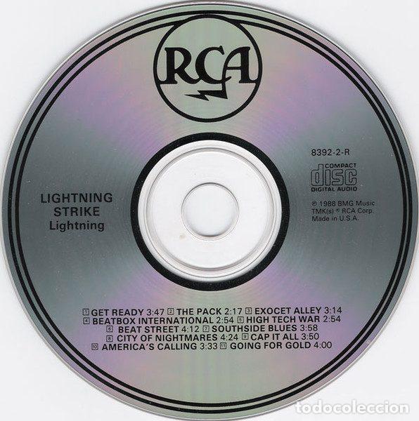 CDs de m&uacute;sica: Lightning &ndash; Lightning Strike (CD, RCA 8392-2-R) - Foto 3