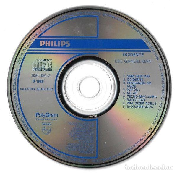 CDs de m&uacute;sica: Leo Gandelman &ndash; Ocidente (CD, Philips 836 424-2) - Foto 3