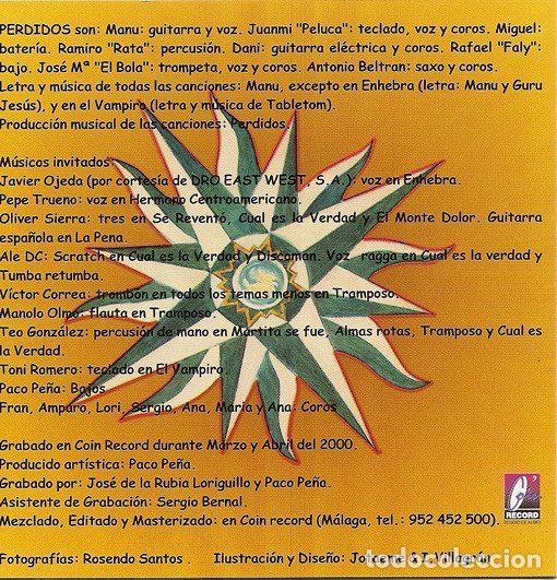 CDs de m&uacute;sica: Perdidos &ndash; Se Revent&oacute; (CD, Maraca Records MCD 052) - Foto 3