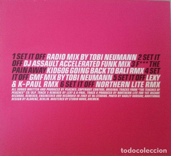 CDs de m&uacute;sica: Peaches &ndash; Set It Off (CD, Epic EPC 672327 2) - Foto 4