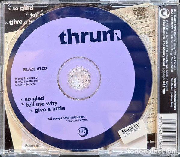 CDs de m&uacute;sica: Thrum &ndash; So Glad (CD, Fire Records BLAZE 67CD) - Foto 3