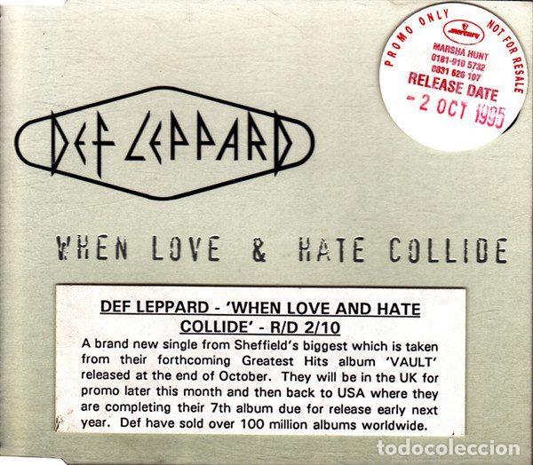 Musik-CDs: Def Leppard &ndash; When Love & Hate Collide (CD, Mercury LEPCJ 14)
