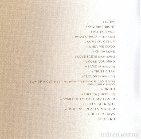 CDs de m&uacute;sica: Janet &ndash; All For You (CD, Virgin CDV2950) - Foto 6