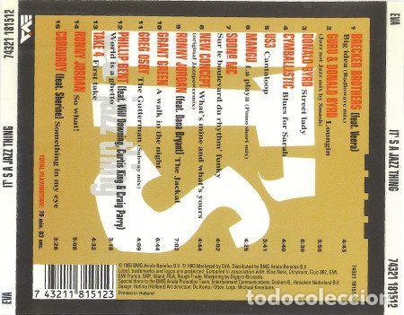 CDs de m&uacute;sica: Various &ndash; Its A Jazz Thing (CD, EVA 74321 181512) - Foto 2