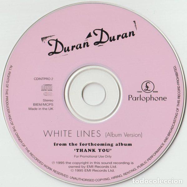CDs de m&uacute;sica: Duran Duran &ndash; White Lines (CD, Parlophone CDINTPRO 2) - Foto 4