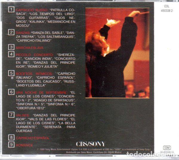 CDs de m&uacute;sica: Luis Cobos &ndash; Capriccio Russo (CD, CBS COL 450338 2) - Foto 2