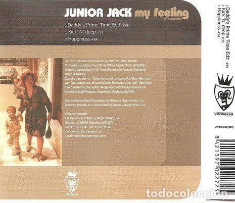 CDs de m&uacute;sica: Junior Jack &ndash; My Feeling (CD, Vendetta Records VENCD 254 (CM)) - Foto 3